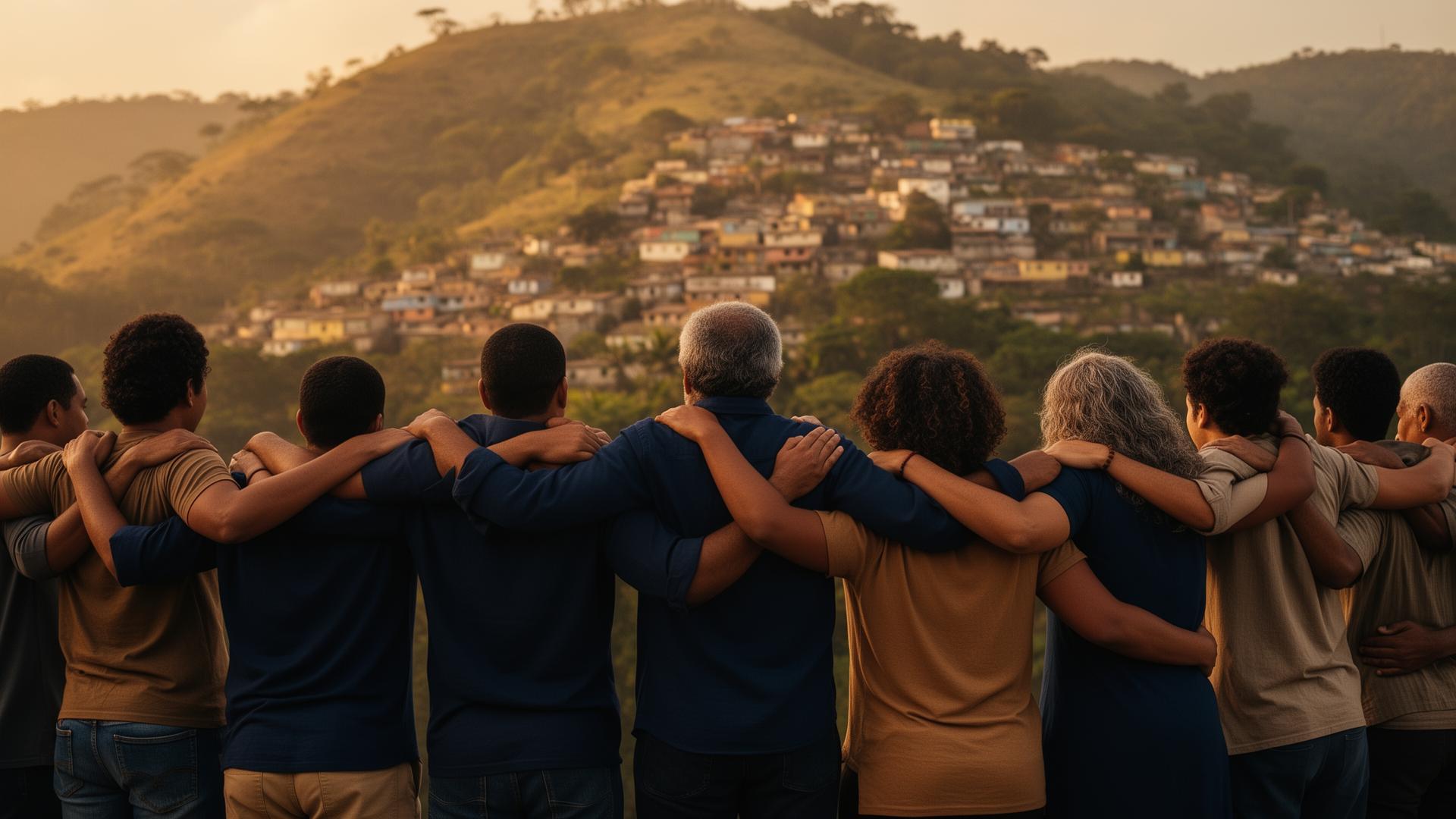 Equipe IRFAN em campo conversando com moradores de uma comunidade